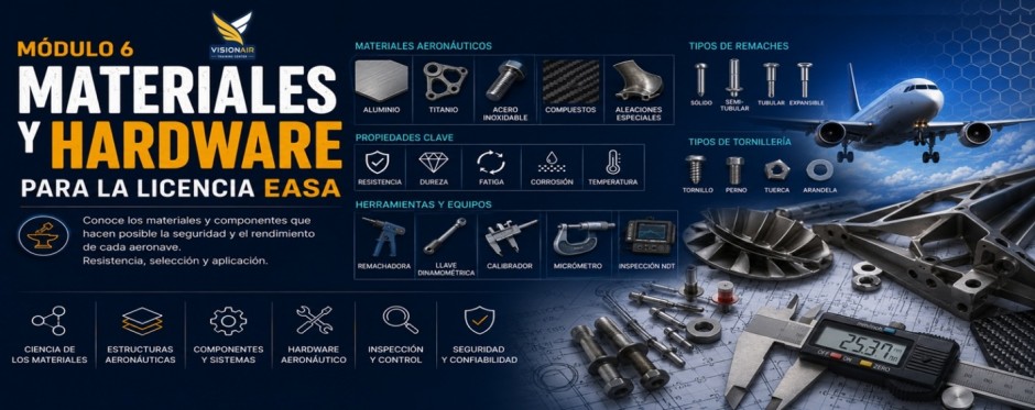 EASA M&oacute;dulo 6. Materiales y Hardware