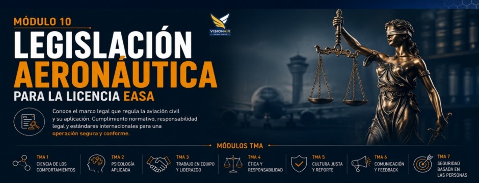 EASA M&oacute;dulo 10. Legislaci&oacute;n Aeron&aacute;utica